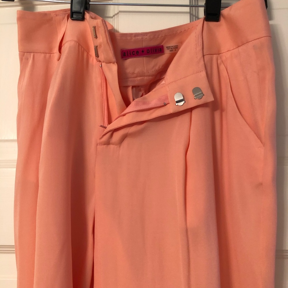 Alice & Olivia Silk Pants